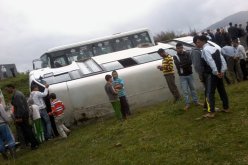 ء16 جريحا في انحراف حافلة لنقل المسافرين قرب مدينة سيق بولاية معسكر