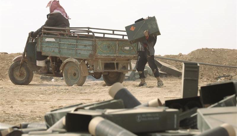 إبطال مفعول أكثر من 400 عبوة ناسفة شرق حلب