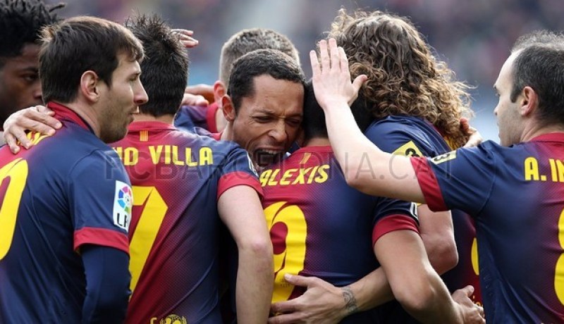 زلزال برشلوني بقوة 6 اهداف يدمر شباك خيتافي
