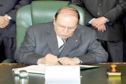 التوقيع على 6 مراسيم تتضمن التصديق على عدة إتفاقيات مع بلدان أجنبية ومنظمات دولية