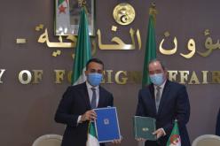 توقيع مذكرة تفاهم حول الحوار الاستراتيجي بين الجزائر وإيطاليا