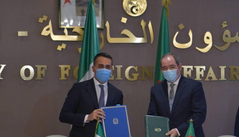 توقيع مذكرة تفاهم حول الحوار الاستراتيجي بين الجزائر وإيطاليا