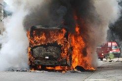 حريق يأتي على أربع حافلات للنقل الجامعي بفوكة في تيبازة