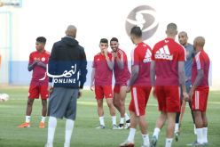 الخضر يجرون آخر حصة تدريبية قبل مواجهة غينيا