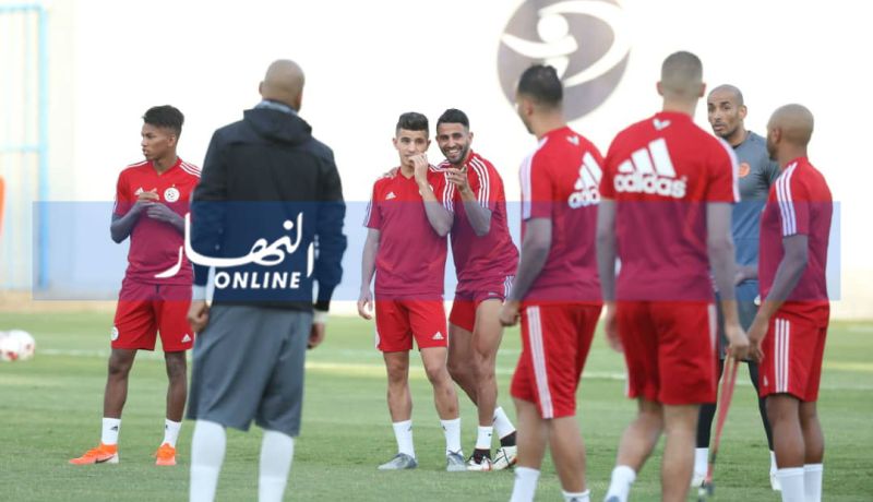 الخضر يجرون آخر حصة تدريبية قبل مواجهة غينيا