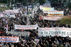 نقابات تدعو الى إضراب عام في اليونان