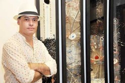 الفنّان التشكيلي حمزة بونوة في صالون الفن العربي المعاصر بقطر