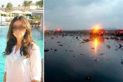 روسية وابنها تنجو من الموت في كارثة سقوط طائرة فلاي دبي بمعجزة