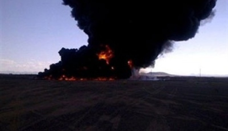 القاعدة تفجر انبوب غاز في جنوب اليمن
