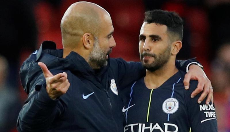 غوارديولا يجدد الثقة في محرز ويضعه في التشكيلة الأساسية أمام بيرنلي