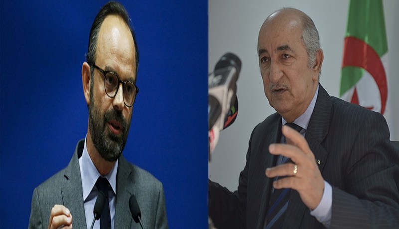 عبد المجيد تبون يتلقى مكلمة هاتفية من نظيره الفرنسي ادوار فيليب