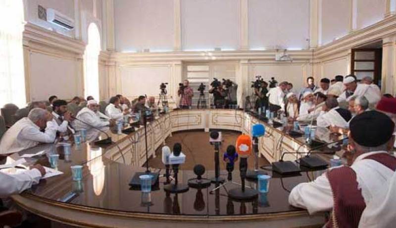 مجلس أعيان ليبيا يشدد على ضرورة الإسراع في تشكيل حكومة توافقية
