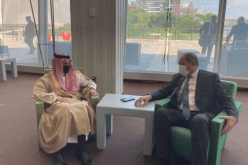 بوقادوم يتباحث الوضع في فلسطين مع نظيره السعودي