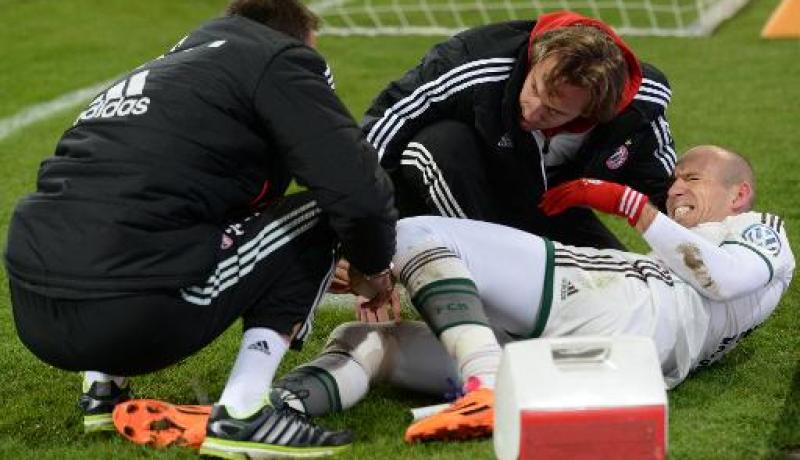 إصابة آريين روبن ستبعده أسابيع عدة عن الملاعب