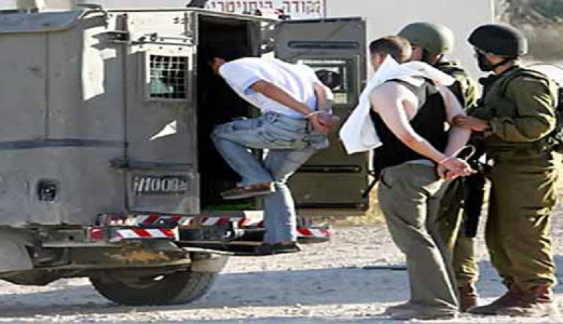 القوات الإسرائيلية تعتقل فلسطينيين ببيت امر والخليل
