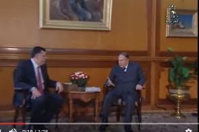 فيديو استقبال الرئيس بوتفليقة فايز السراج