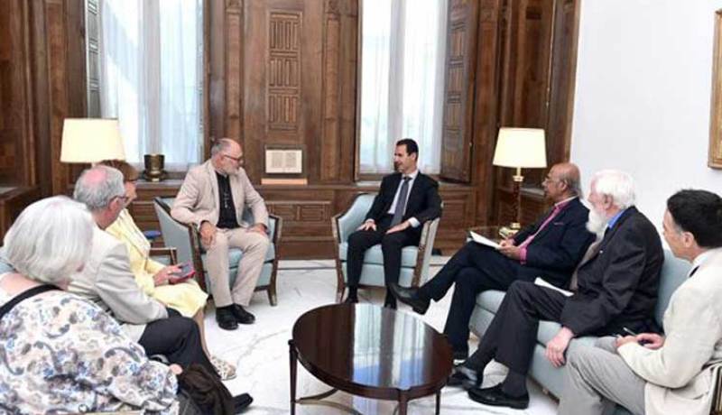 الأسد يلتقي وفدا بريطانيا ويحذّرمن تغلغل الإرهاب في أوروبا والغرب