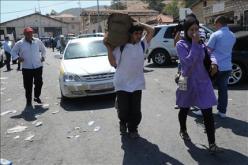 نزوح فلسطيني كثيف من مخيم اليرموك الى لبنان