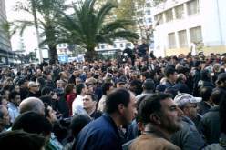 مواجهات بين المتظاهرين و الشرطة في الجزائر