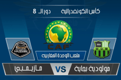 مولودية بجاية تتعادل سلبيا أمام تي بي مازيمبي