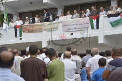 جمعية العلماء المسلمين الجزائريين تنظم وقفة تضامنية لنصرة المسجد الأقـصى