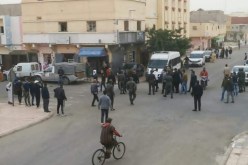 قوات المخزن تقمع شباب متضامن مع المناضلة الصحراوية سلطانة خيا