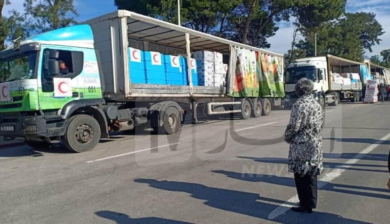 بن حبيلس.. 60 طن مواد غذائية و400 مليون سنتيم ستذهب مبدئيا إلى فلسطين