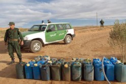 حجز 8 الاف لتر من الوقود مهربة في الشريط الحدودي لتلمسان