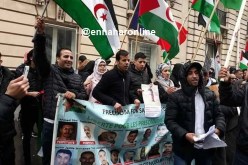 بالصور.. وقفة تضامنية مع معتقلي اكديم ازيك بفرنسا
