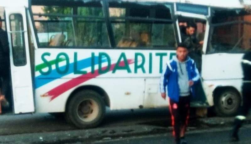 تلمسان.. إصابة 11 شخصا من بينهم لاعبين في اصطدام حافلة لفريق كرة القدم مع شاحنة 