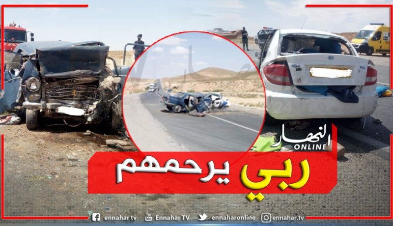 المسيلة: 3 قتلى و3 جرحى في إصطدام سيارتين ببن سرور