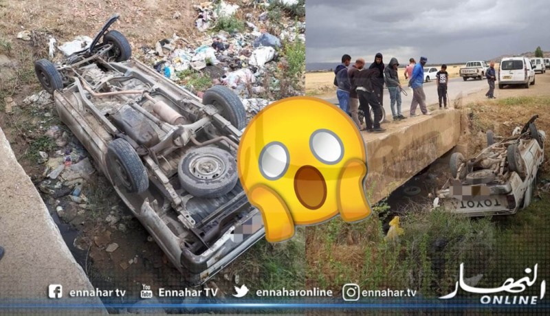 الشلف: 6 جرحى في إنقلاب سيارة ببلدية الصبحة