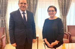 الوزير الأول يستقبل الفنانة القديرة بهية راشدي