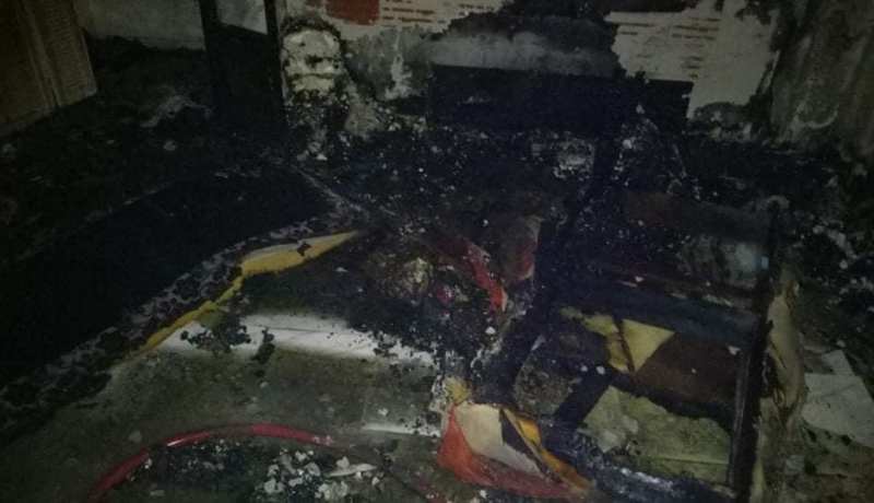 بالصور.. حريق في مسكن بوادي التليلات في وهران