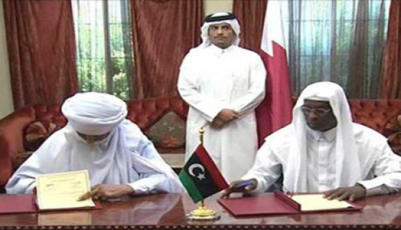 اتفاق لوقف القتال بين قبائل ليبية في الدوحة
