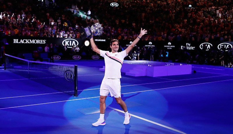 بالصور.. فيدرر يتوج بلقب استراليا المفتوحة للتنس 