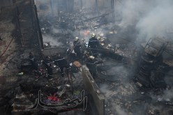 نشوب حريق مهول بقاعدة لإقامة الصينين في غليزان