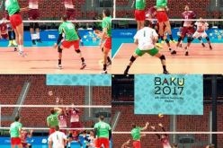 المنتخب الجزائري لكرة الطائرة يفوز على القطري في ألعاب التضامن الإسلامي