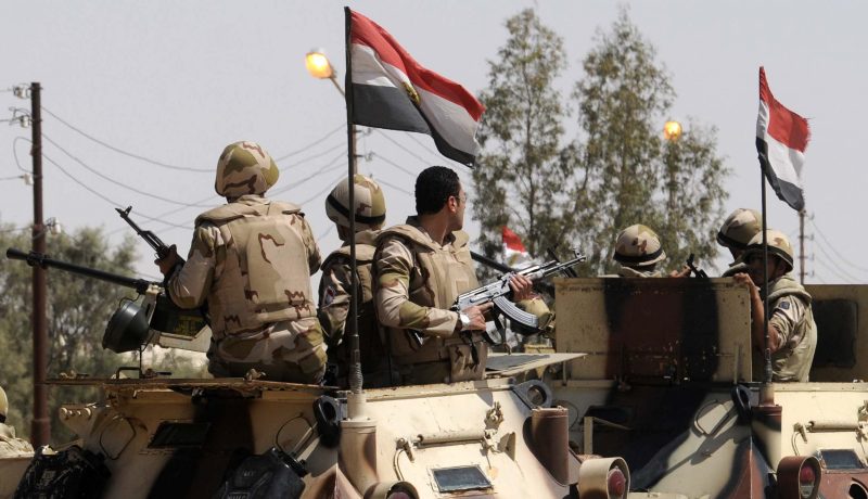 الجيش المصري يقضي على 12 ارهابيا بشمال سيناء