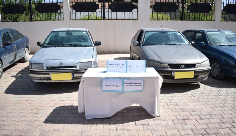 المسيلة: مصالح الأمن تحجز 6 مركبات ملفاتها القاعدية مزورة