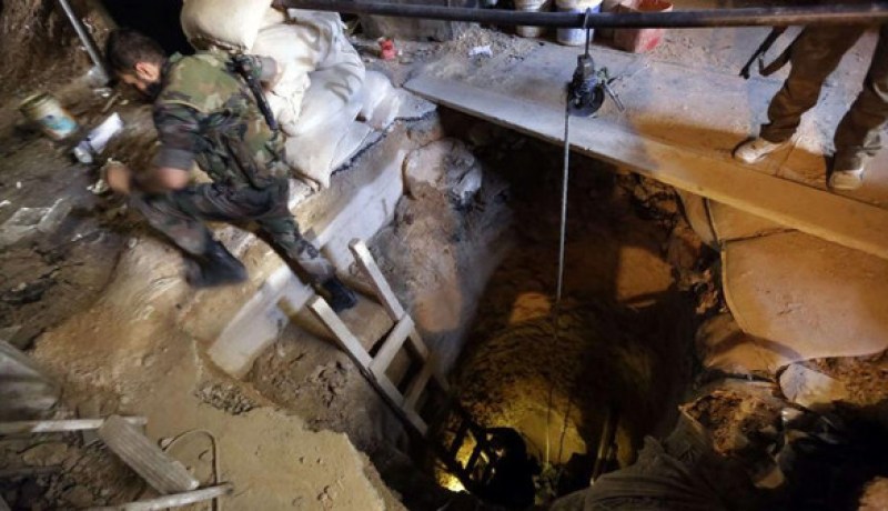 بالفيديو أنفاق سرية لداعش تحت بلدة سنجار