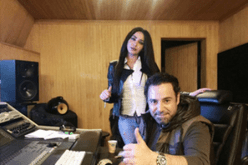 بالصّور.. كاميليا ورد مع الفنّان عاصي الحلاني في الأستوديو