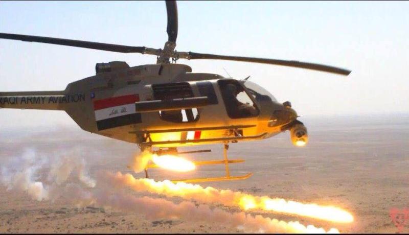 الجيش العراقي يقصف تجمعا لمسلحي داعش غربي مدينة الرمادي