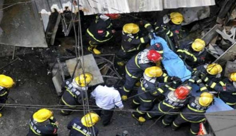 مقتل 17 شخص في انفجار بمطعم في شرقي الصين
