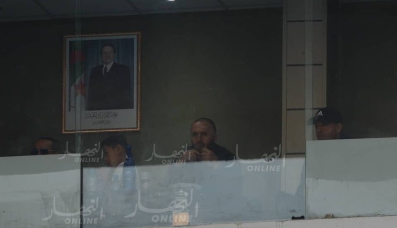 بالصور.. بلماضي يتابع داربي المولودية والإتحاد