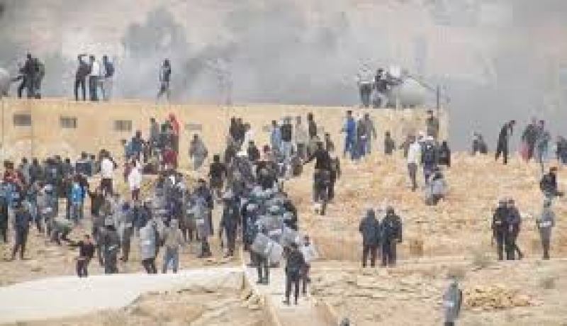 عودة الاشتباكات من جديد بين الشباب بمدينة بريان في غرداية