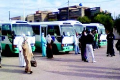 شلل بالمحطة البرية للخروبة في العاصمة بسبب اضراب الناقلين