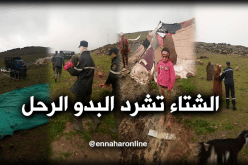 العاصفة الشتوية تُعَرّي خِيم البدو الرُّحَل وتشرّد عائلاتها بتيسمسيلت 