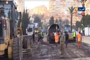 مشاهد حصرية لأشغال كارثة بن عكنون