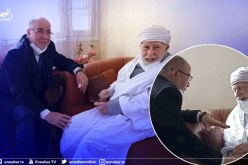 وزير الشؤون الدينية يزور فضيلة الشيخ محمد الطاهر أيت عالجت